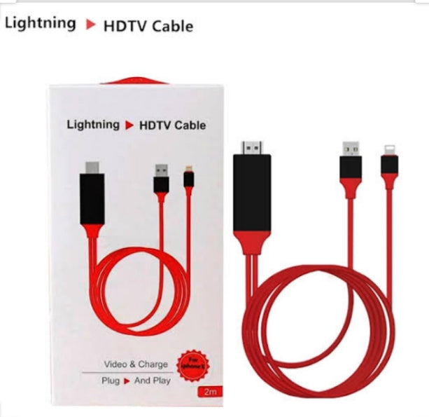 Lightning<HDTV Cable