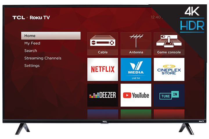 TCL 4k Android tv 43 inch