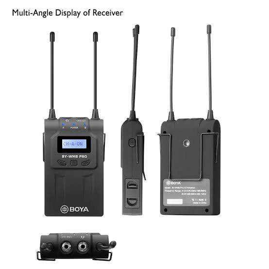 Boya BY-WM8 Pro-K2 UHF Dual Channel Microphone