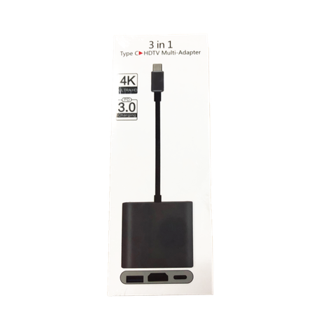 3 in 1 Type C<HDTV Multi-Adapter